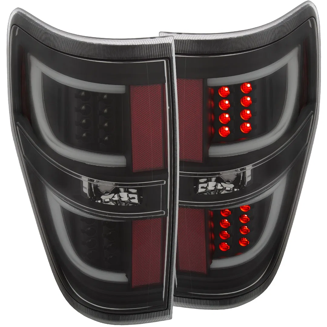 311257 – ANZO Tail Light Assembly, LED Red/ Clear Lens Black Housing Set of 2